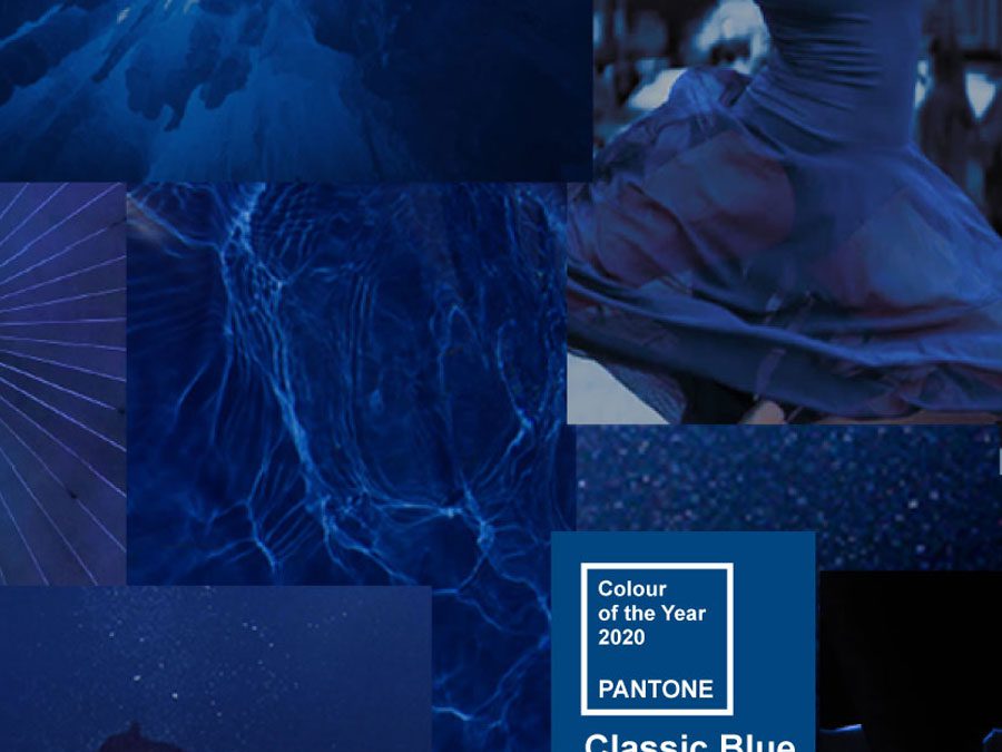 Pantone colour of the year 2020 : CLASSIC BLUE