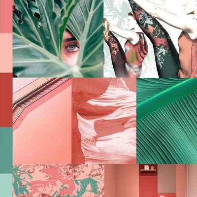 GREEN SILENCE Active colour moodboard S/S 2019