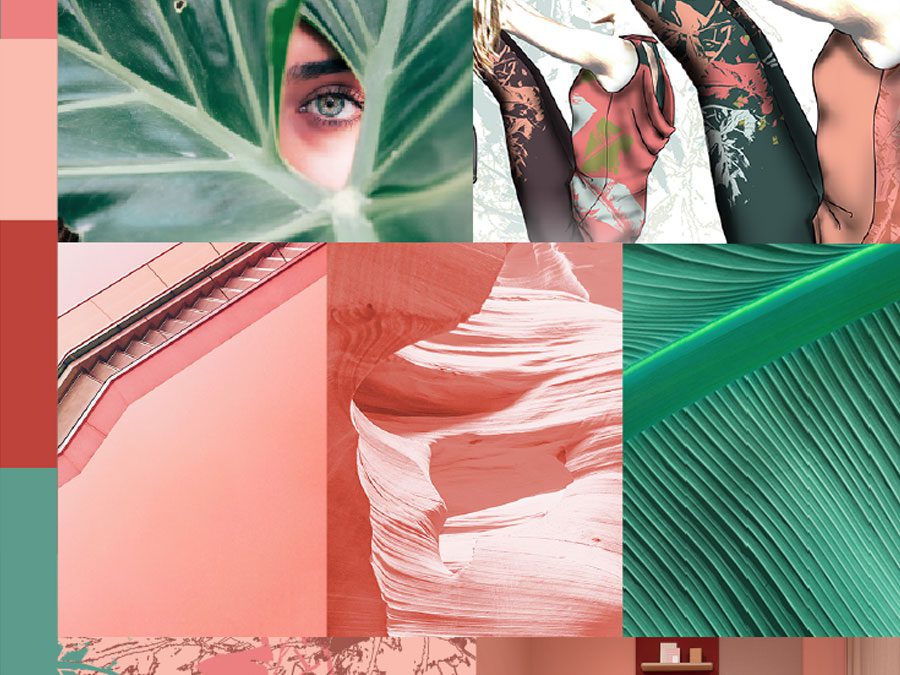 GREEN SILENCE Active colour moodboard S/S 2019